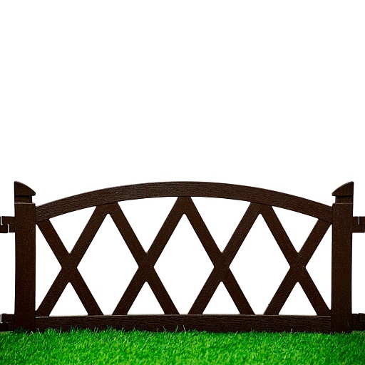 Забор декоративный Standartpark Арка 0,26х0,6 м 0,91 кг сборный коричневый Забор декоративный Standartpark Арка 0,26х0,6 м 0,91 кг сборный коричневый