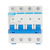 Автоматический выключатель модульный Chint NXB-63S 4P 40А тип C 4,5 кА 400 В (296909)