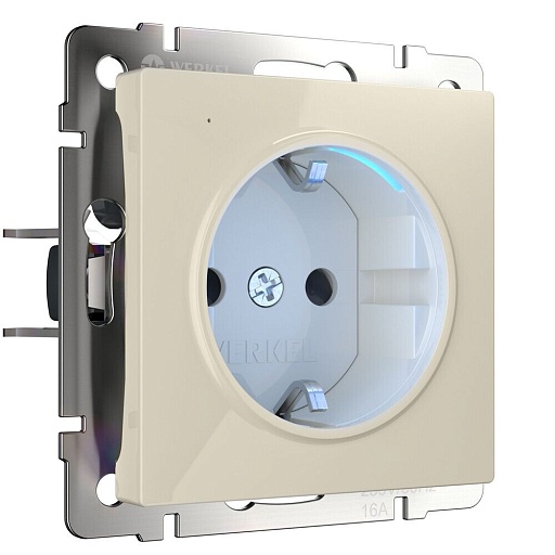 Розетка Werkel встраиваемая слоновая кость с подсветкой (a054522) Розетка Werkel встраиваемая слоновая кость с подсветкой (a054522)
