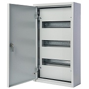 Щит распределительный навесной Dekraft ЩРН-36 металлический IP31 520х300х120 мм 36 модулей с замком