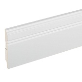 Плинтус МДФ Cosca Décor AP17 белый 115х16х2400 мм под покраску Плинтус МДФ Cosca Décor AP17 белый 115х16х2400 мм под покраску