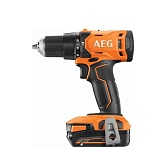 Дрель-шуруповерт ударная аккумуляторная AEG Проф BSB18G4-202C 18 В 2 Ач Li-Ion 2 АКБ и ЗУ (17476254)