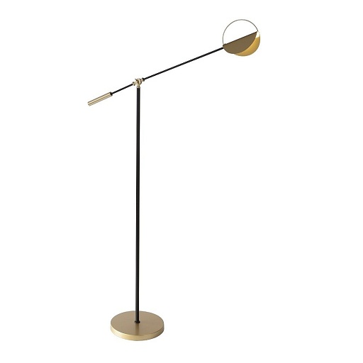 Торшер Eurosvet G9 9 Вт черный/золото IP20 (01143/1)