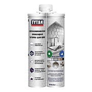 Затирка эпоксидная для швов Tytan Professional двухкомпонентная светло-серая 400 мл