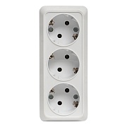 Розетка EKF Рим накладная белая (ENR16-228-10)