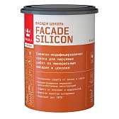 Краска фасадная Tikkurila Facade Silicon силикон-акриловая база VVA белая 0,9 л Краска фасадная Tikkurila Facade Silicon силикон-акриловая база VVA белая 0,9 л