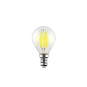 Лампа светодиодная филаментная Voltega E14 4000К 5 Вт 400 Лм 220-240 В шар прозрачная