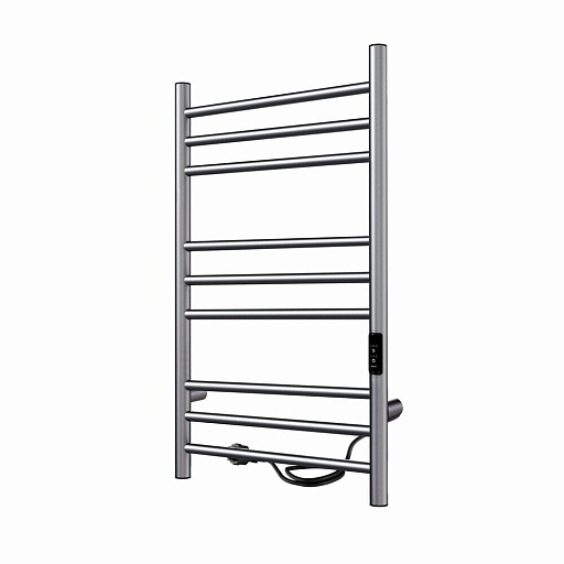 Полотенцесушитель электрический Indigo Line Trinity 800х432 мм 115 Вт с терморегулятором графит металлик