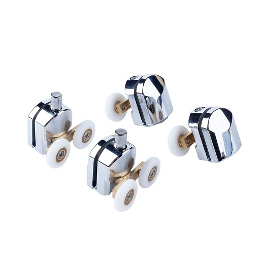 Комплект роликов для двери Iddis Optima Home d23 мм стекло 4 мм двойные эксцентриковые хром