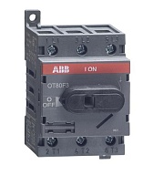 Рубильник ABB OT80F3 (1SCA105798R1001) 3P 80А 690 В на DIN-рейку/монтажную плату Рубильник ABB OT80F3 (1SCA105798R1001) 3P 80А 690 В на DIN-рейку/монтажную плату