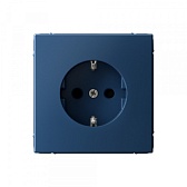 Розетка Systeme Electric ArtGallery встраиваемая аквамарин со шторками (SE GAL001145)