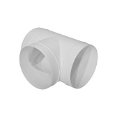Тройник для круглых воздуховодов ВА ВЕНТ пластиковый d125 мм 90°