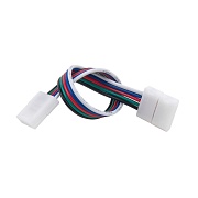 Коннектор для светодиодной ленты SMD 5050 RGB гибкий 24 В IP20 Elektrostandard (10 шт.) (a053704) Коннектор для светодиодной ленты SMD 5050 RGB гибкий 24 В IP20 Elektrostandard (10 шт.) (a053704)