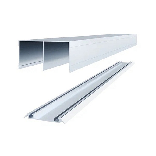 Комплект направляющих Elegant серебро 80х1760 мм Комплект направляющих Elegant серебро 80х1760 мм