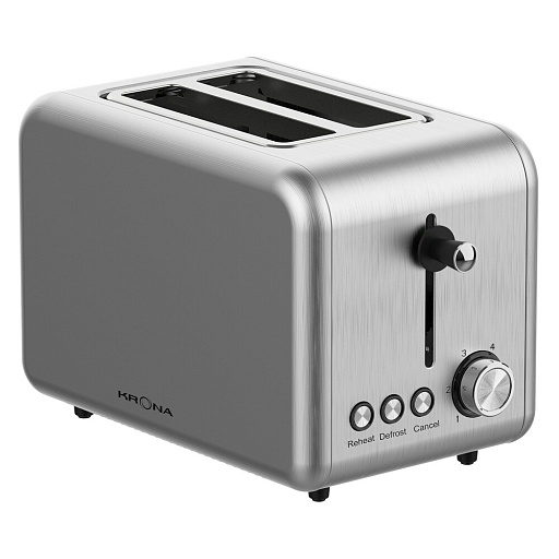 Тостер Krona Stahl Inox KRTO04 нержавеющая сталь Тостер Krona Stahl Inox KRTO04 нержавеющая сталь