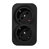 Розетка Legrand Quteo накладная черная (782470) Розетка Legrand Quteo накладная черная (782470)