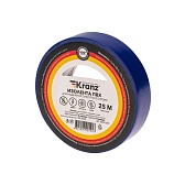 Изолента Kranz ПВХ синяя 19 мм 25 м Изолента Kranz ПВХ синяя 19 мм 25 м