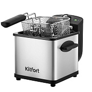 Фритюрница Kitfort КТ-6540 серая/черная
