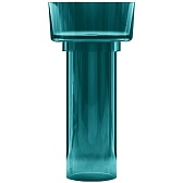 Раковина Abber Kristall 450 мм напольная бирюзовая (AT2702Aquamarin-H)