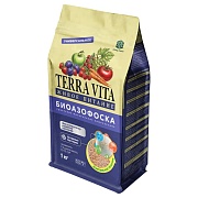 Биоудобрение сухое универсальное Биоазофоска Terra Vita 1 кг Биоудобрение сухое универсальное Биоазофоска Terra Vita 1 кг