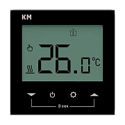 Терморегулятор электронный для теплого пола КМ TRE-01B черный Терморегулятор электронный для теплого пола КМ TRE-01B черный