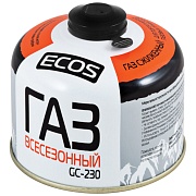 Баллон газовый универсальный всесезонный Ecos GC-230 одноразовый 0,52 л