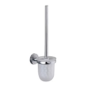 Ершик для унитаза WasserKraft Isen подвесной стекло/металл хром (K-4027) Ершик для унитаза WasserKraft Isen подвесной стекло/металл хром (K-4027)