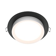 Светильник встраиваемый GX53 черный 15 Вт IP20 Maytoni Hoop (DL086-GX53-RD-BW)