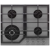 Варочная панель газовая Krona Mysterium GH 60 GR 4 конфорки серая Варочная панель газовая Krona Mysterium GH 60 GR 4 конфорки серая