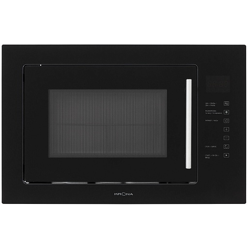Микроволновая печь встраиваемая Krona Optima Riflesso 60 BL V2 черная