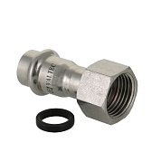 Соединитель Valtec (VTi.908.I.001805) 18 мм х 3/4 ВР(г) нержавеющая сталь с накидной гайкой Соединитель Valtec (VTi.908.I.001805) 18 мм х 3/4 ВР(г) нержавеющая сталь с накидной гайкой