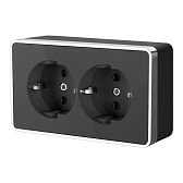 Розетка Werkel Gallant накладная черная (a050977) Розетка Werkel Gallant накладная черная (a050977)