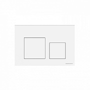 Клавиша смыва для инсталляций Ceramicanova Balance Square белая глянцевая (CN12-002W)