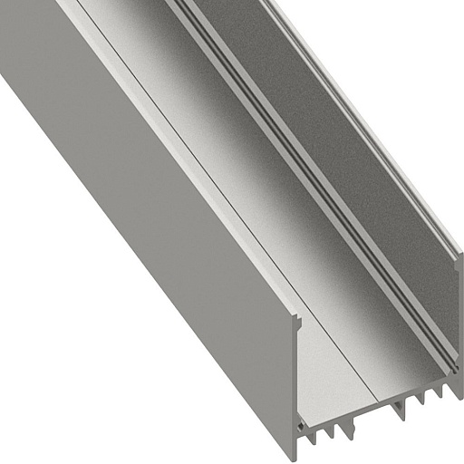 Профиль для светодиодной ленты OGM (P8-24) 2 м для скрытого монтажа анодированный алюминий комплект