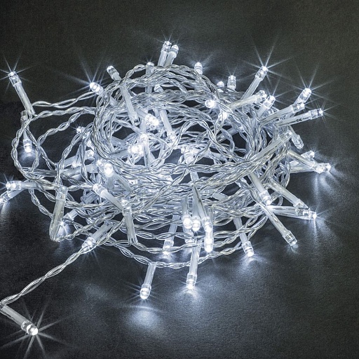 Гирлянда светодиодная Navigator Нить белая 11,5 м (14 025)