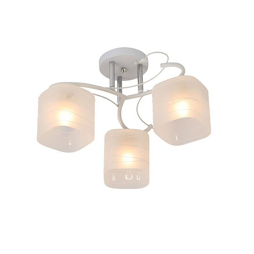 Люстра потолочная Schaffner Cuesta E27 120 Вт 15 кв.м (4310-3 WH)