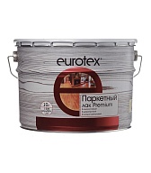 Лак алкидно-уретановый паркетный Eurotex Premium бесцветный 10 л глянцевый Лак алкидно-уретановый паркетный Eurotex Premium бесцветный 10 л глянцевый