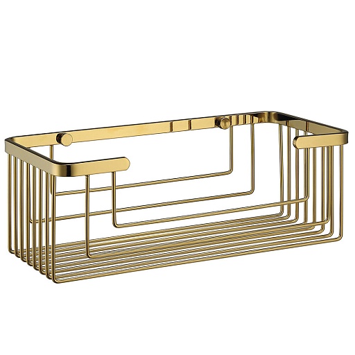 Полка для ванной WasserKraft Elbe K-7200 275х10х133 мм металл золото (K-711PG) Полка для ванной WasserKraft Elbe K-7200 275х10х133 мм металл золото (K-711PG)