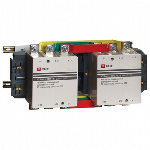 Контактор EKF PROxima КТЭ 230 В 115 А тип AC 2НО реверсивный (ctr-b-r-115)