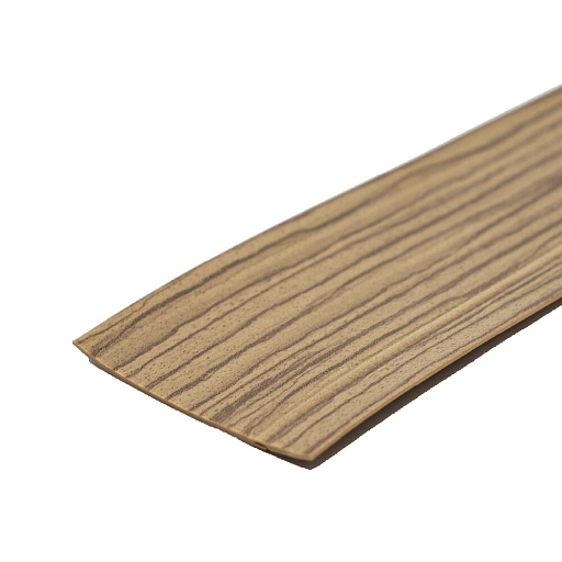 Плинтус ПВХ напольный Grace 44 мм эбони светлый 24000 мм гибкий самоклеящийся