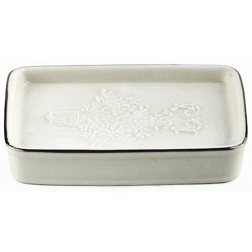 Мыльница для ванной WasserKraft K-5700 настольная фарфор белая (K-5729)