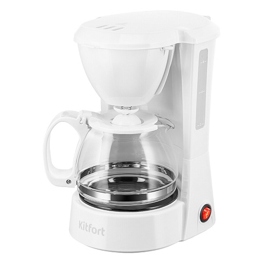 Кофеварка капельная Kitfort КТ-7327 белая