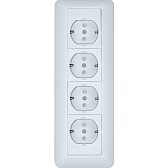 Розетка Systeme Electric Blanca накладная белая (RA16-411M-BI)