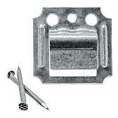 Крепеж кляймер №3 с гвоздями для вагонки Осфикс (100 шт.) Крепеж кляймер №3 с гвоздями для вагонки Осфикс (100 шт.)