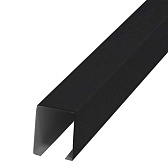 Рейка кубообразный дизайн 30х40 мм 3 м A38S черная матовая