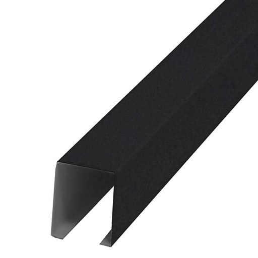 Рейка кубообразный дизайн 30х40 мм 3 м A38S черная матовая