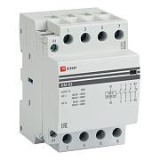 Контактор модульный EKF PROxima КМ (km-3-63-31) 220 В 63 А тип AC 3NO+NC
