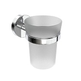 Стакан для ванной Fora Long с держателем стекло матовый/металл хром (L044/1152)