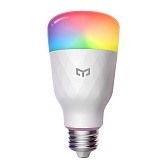 Лампа умная Yeelight Smart Home светодиодная диммируемая E27 8,5 Вт RGB 1700-6500 К IP50 груша Лампа умная Yeelight Smart Home светодиодная диммируемая E27 8,5 Вт RGB 1700-6500 К IP50 груша