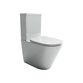 Унитаз-компакт Ceramicanova Highlight Rimless безободковый с универсальным выпуском с сиденьем дюропласт микролифт белый (CN1802) Унитаз-компакт Ceramicanova Highlight Rimless безободковый с универсальным выпуском с сиденьем дюропласт микролифт белый (CN1802)